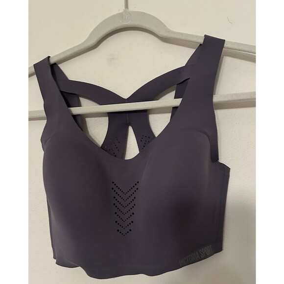 VICTORIA'S SECRET SPORT Angel Max Sports Bra 32DD Purple Maximum Adjustable - Picture 1 of 5